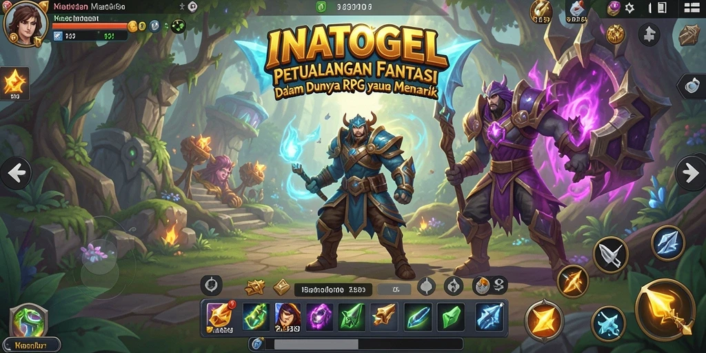 Screenshot gameplay <strong>INATOGEL</strong> menunjukkan petualangan seru di dunia fantasi.